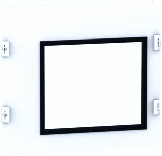 Schneider Electric - Frontplaat voor kast/lessenaar prisma p afdpl nw vast