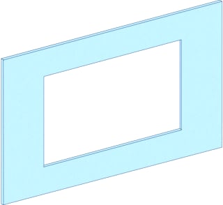 Schneider Electric - Frontplaat voor kast/lessenaar prisma p afdpl ns3200