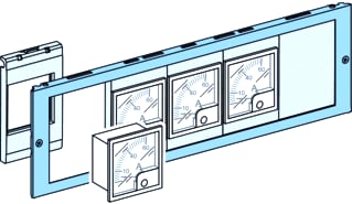 Schneider Electric - Frontplaat voor kast/lessenaar prisma p&g cut-out afpl