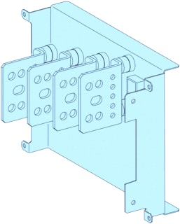 Schneider Electric - Inbouwunit met railsystemen universeel aanslst 630a 4p