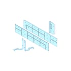 Schneider Electric - Scheidingswand voor kast/lessenaar Vt.Afscherming