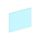 Schneider Electric - Afdek/afscherm/mark.strk kast/less. Prisma Blindstrook L1000