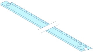Schneider Electric - Comp. v. uitbouw kast/lessenaar prisma g 2 plmont rails 30m