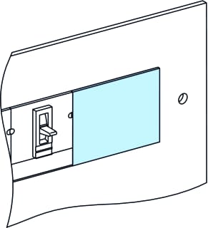 Schneider Electric - Comp. v. uitbouw kast/lessenaar Prisma Blindpl Nsx-Ins250