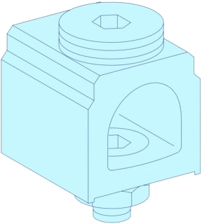 Schneider Electric - Comp. v. uitbouw kast/lessenaar linergy kab 1p 400a 300mm2