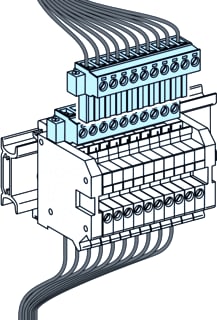 Schneider Electric - Component v draad, kabelinv. kast/l klembl/hulpelementen
