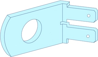 Schneider Electric - Component v draad, kabelinv. kast/l spanningsklem ds20