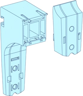 Schneider Electric - Component v draad, kabelinv. kast/l Instel Steun Hz Kabgt Ds10