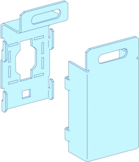 Schneider Electric - Componenten v deur v kast/lessenaar prisma g/p handgr hangslkit