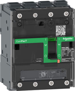 Schneider Electric - Vermogensschakelaar Nsxm100E 16Ka Ac 4P4D 80A