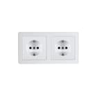 Hager Berker - Q.3 Wandcontactdoos (WCD schakelmat.) Wcd Ra 2V 47206099 Pwt