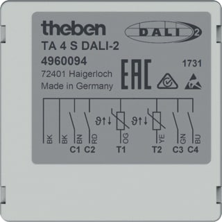 Theben - Binaire ingang bussysteem Ta 4 S Dali-2