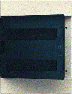 ABB - Mistral 41W Groepenkast, leeg M41 Wandopb +Deur Trans18M