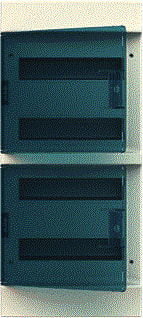 ABB - Mistral 41W Groepenkast, leeg M41 Wandopb +Deur Tr 36M2R