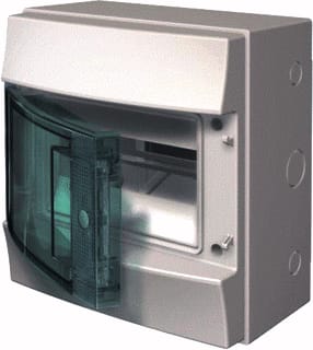 ABB - Mistral 65 Groepenkast, leeg M65 Wandopb +Deur Trans 8M