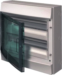 ABB - Mistral 65 Groepenkast, leeg M65 Wandopb +Deur Tr 36M2R