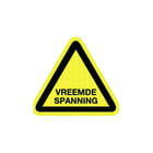 Pikt-O-Norm - Veiligheidspictogram Vreemd Spannng Vinyl 50Mm