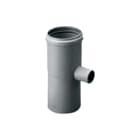 Burgerhout - PP Enkelw. rookgashulpstuk 2 aansl. Condensaft Hor/Vert100