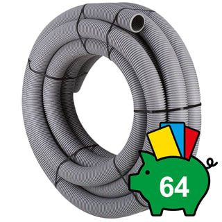 Burgerhout - MiniFlex Flexibele rookgasbuis Pp Rga Flex 60 Ro25