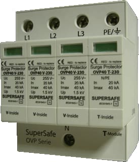 Supersafe - OVP 44 Netoverspanningsbeveiliging Ovp44-230-V+T-S