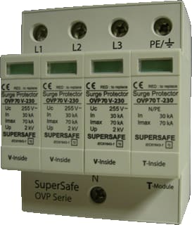 Supersafe - OVP 71 Netoverspanningsbeveiliging Ovp74-230-V+T-S