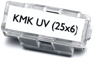 Phoenix Contact - KMK Kabel-/adercodering uv (25x6)       ds100