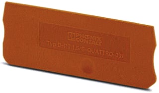 Phoenix Contact - D-PT Eindplaat rijgklem 1,5/s-quatt-0,8 ds50