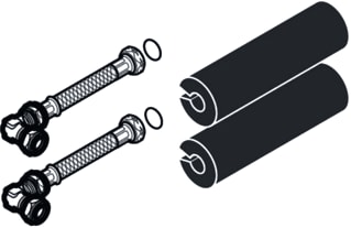 Vaillant - Toebeh./onderdelen voor warmtepomp bocht 90gr flex 2x0,75 m