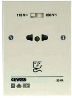 Gewiss - Scheerwandcontactdoos scheerwcd grtu24