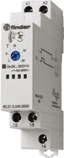 Finder - 80 Tijdrelais Iw/1W16A 24/230Uc