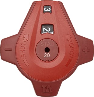 TA - Toebeh./onderd. radiatorappendage Handwiel Sta-(D) Digital