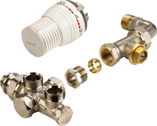 Comap - Sar 532LTL Rad.aansl.combi. m kraan+onderblok csar 2p comb th re+bo enk sens