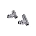 DRL - TONDERA Rad.aansl.combi. m kraan+onderblok Tond. Designset 1/2 Haaks
