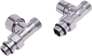 DRL - OVUS Rad.aansl.combi. m kraan+onderblok Designset 1/2 Recht