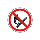 Pikt-O-Norm - Veiligheidspictogram Ptg Open Vuur Verboden200