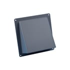 Nedco - Ventilatiekap rond luchtkanaal Schuine Kap 150Mm Grijs