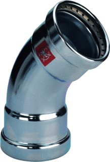 Viega - Prestabo 1126 Fitting met 2 aansluitingen Presta Bocht 108 45Gr