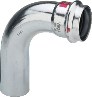 Viega - Prestabo 1116.1 Fitting met 2 aansluitingen Presta Bocht 88,9 90Gr M/Sp