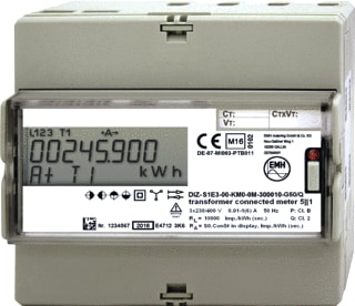 EMH - Elektriciteitsmeter kwmh diz/g 230-400 80a