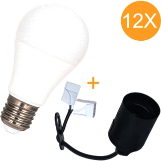 Bailey - LED-lamp E27 Houder+Led 6W840 Ds12