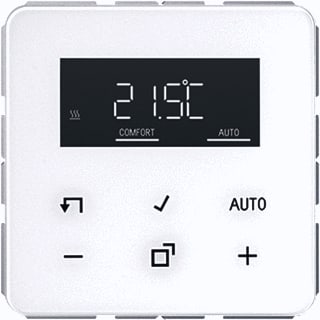 Jung - CD RANGE Ruimteklokthermostaat ruimtetherm compl cd aw