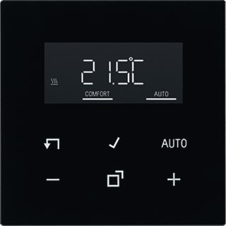 Jung - Ruimteklokthermostaat Ruimtetherm Compl Ls Zw