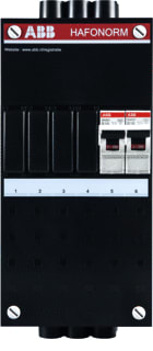 ABB - Hafonorm HA1 Groepenkast, geassembleerd Haf Instalkast M Fornuisgroep