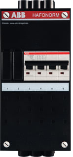 ABB - Hafonorm HA1 Groepenkast, geassembleerd Kookgr 3F+0 B16A