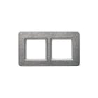 Hager Berker - Q.7 Afdekraam schakelmateriaal Afdkrm 2V Edelst