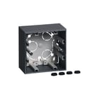 Hager Berker - S.1 Opbouwbak inbouwschakelmateriaal renobehuiz. 1 v alu h