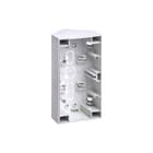 Hager Berker - S.1 Opbouwbak inbouwschakelmateriaal Hoekbehuiz. 2 V Wit