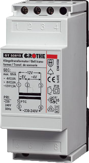 Grothe - Beltransformator Grothe Gt50810Ap Trafo 8V/1A