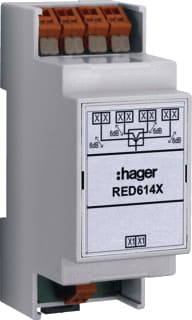 Hager - Elcom Aanvull. app. deur-/video-intercom vid.verd 4voud 2dr