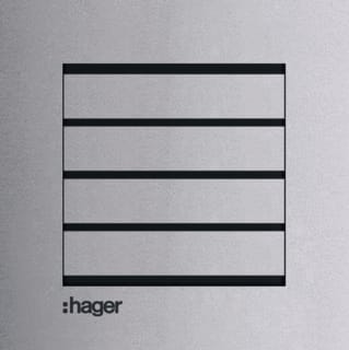 Hager - Elcom Deurstation deurcommunicatie audiomod. 2dr elcom